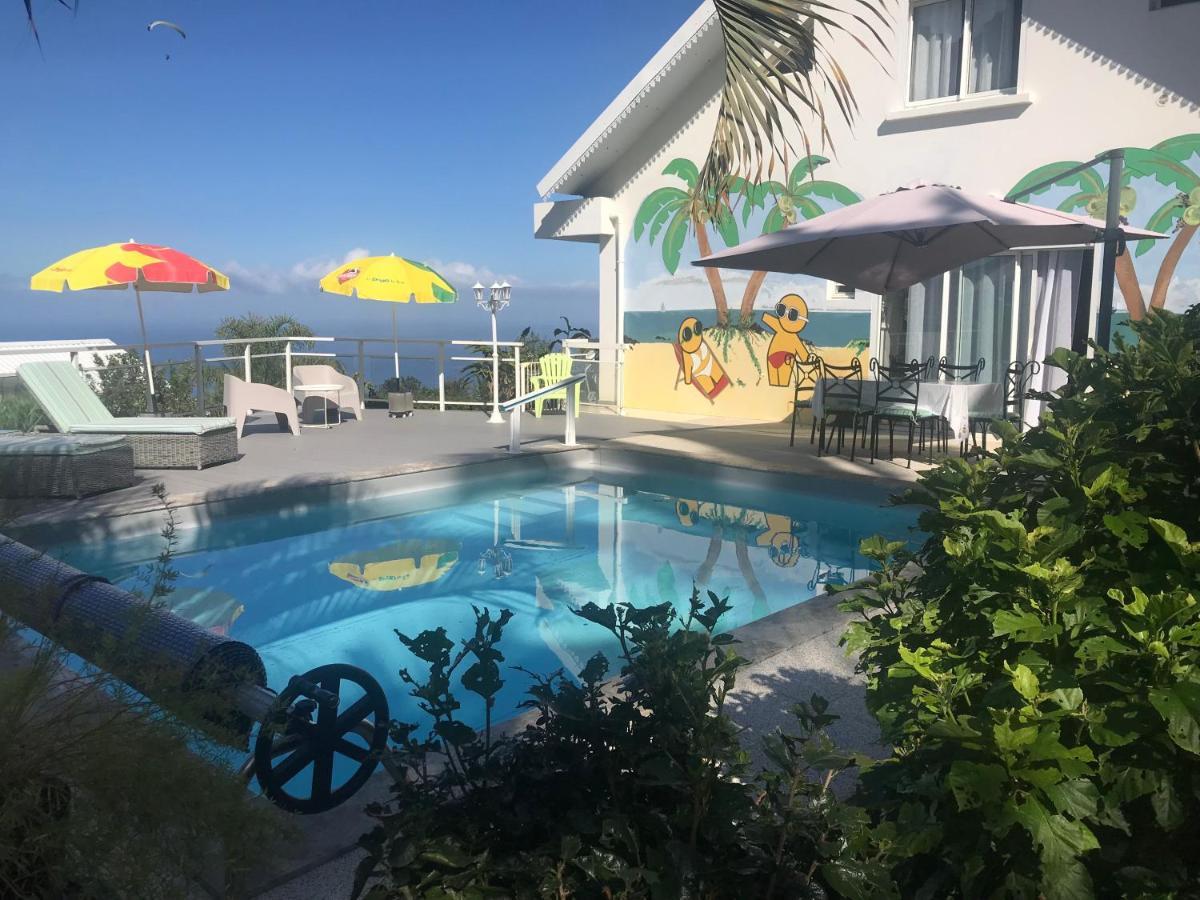 St Leu -Villa D'Artiste, Superbe Vue Mer, Piscine Chauffee Saint-Leu Kültér fotó