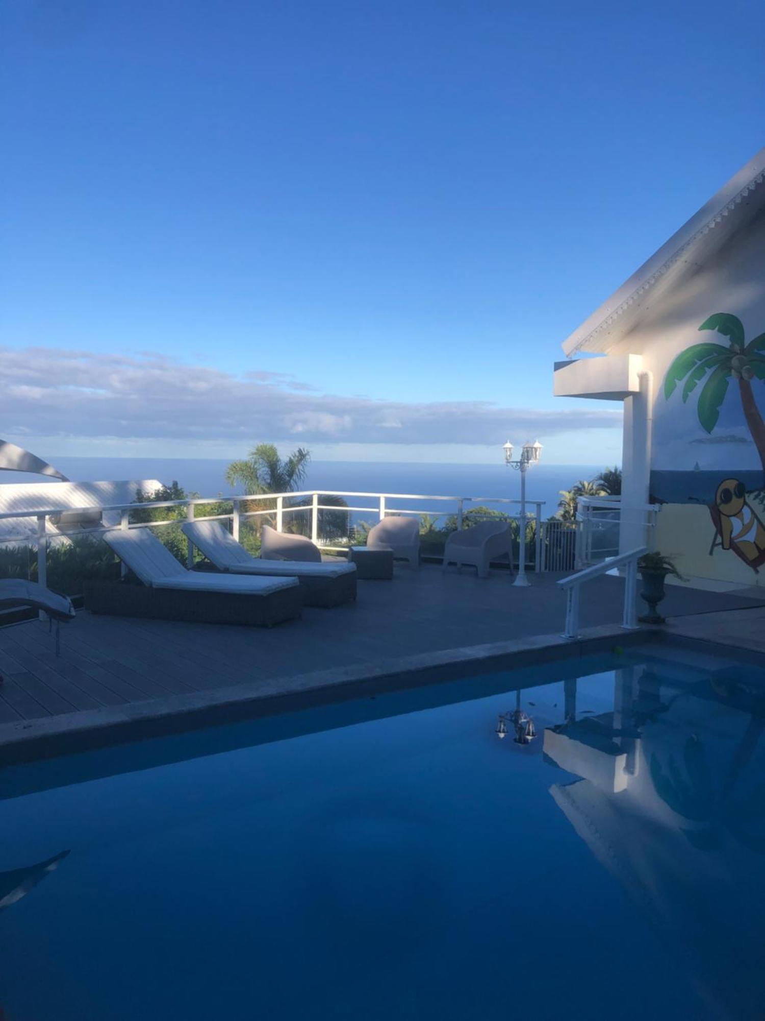 St Leu -Villa D'Artiste, Superbe Vue Mer, Piscine Chauffee Saint-Leu Kültér fotó