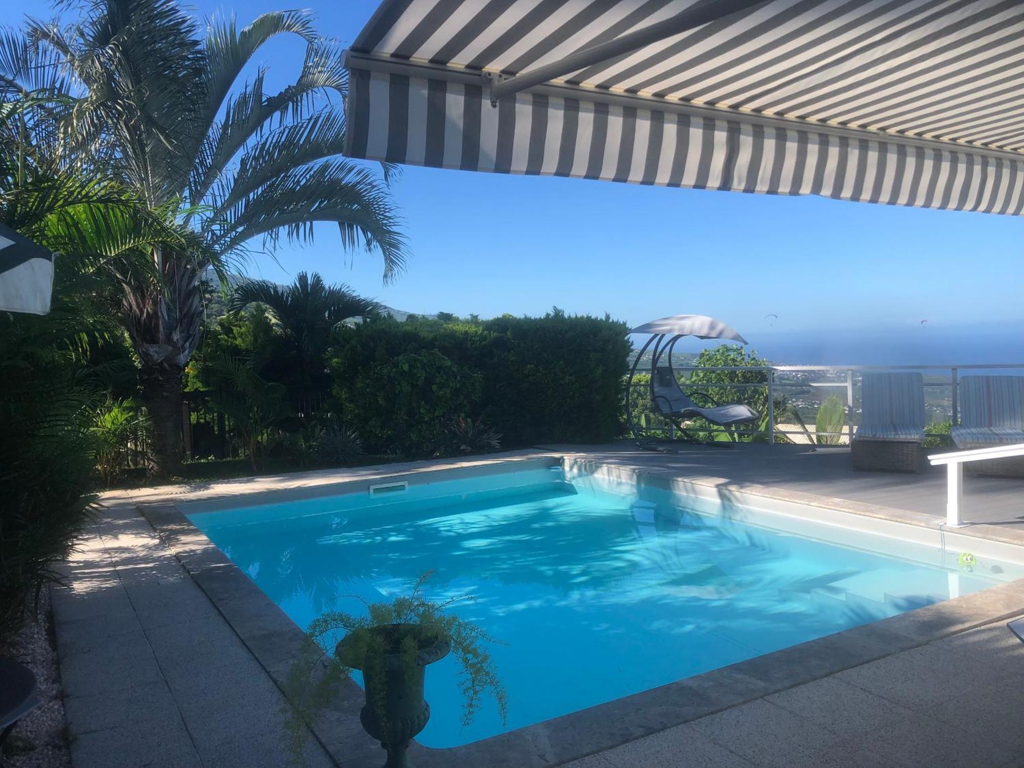 St Leu -Villa D'Artiste, Superbe Vue Mer, Piscine Chauffee Saint-Leu Kültér fotó